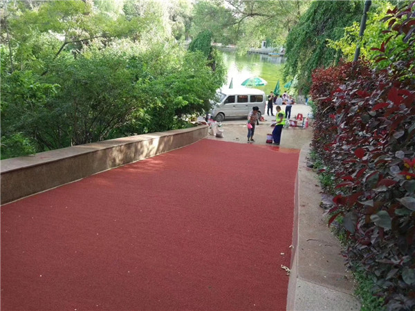 邯郸彩色路面施工